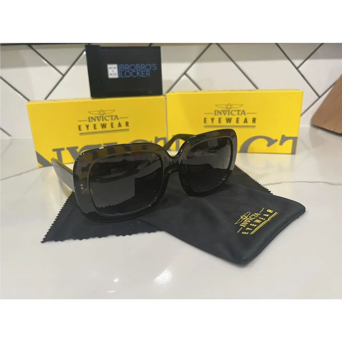Invicta Eyewear Angel Hand Crafted Italian Acetate Square Frame