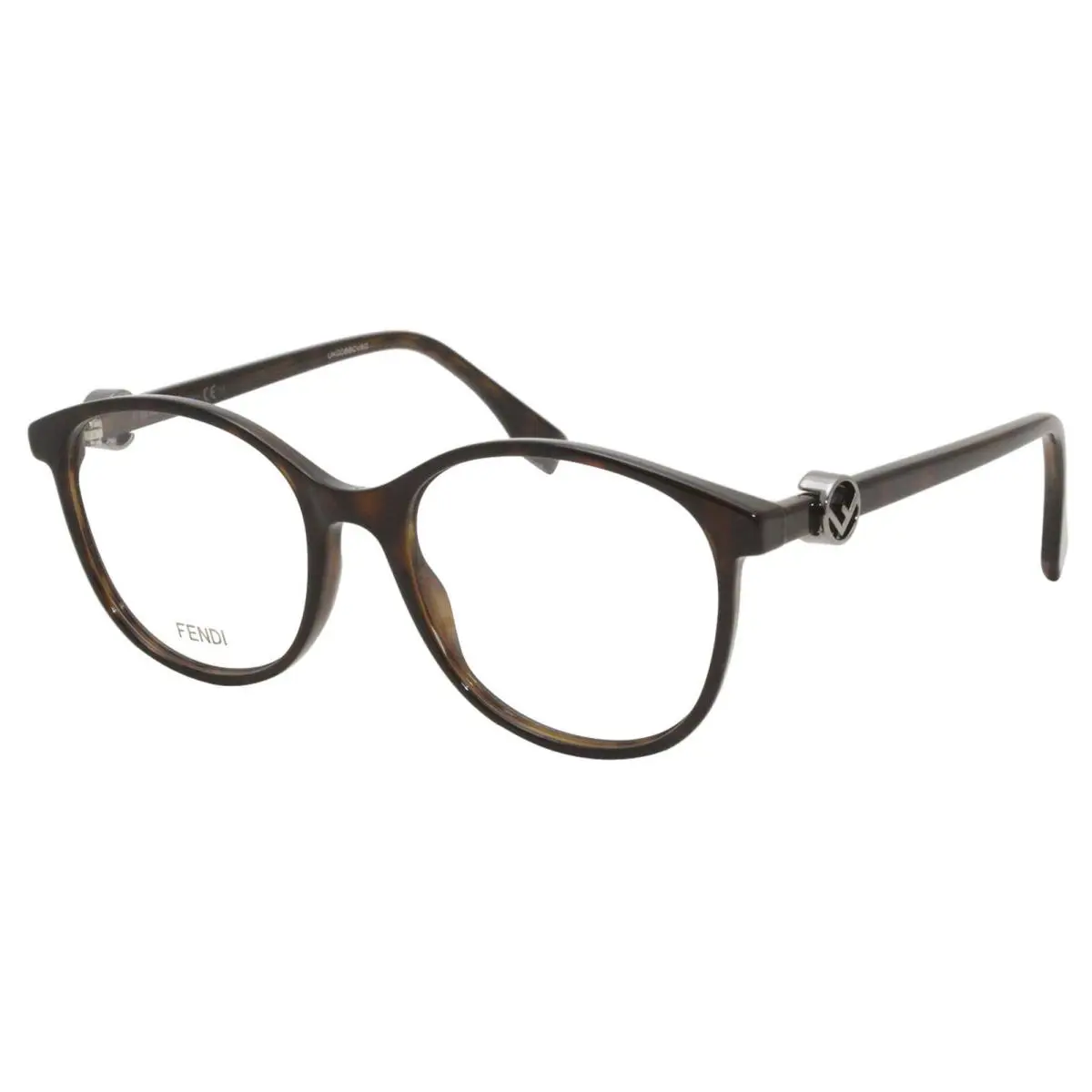 Fendi FF0299 086 Eyeglasses Frame Women`s Havana Fullrim Optical Frame 51mm