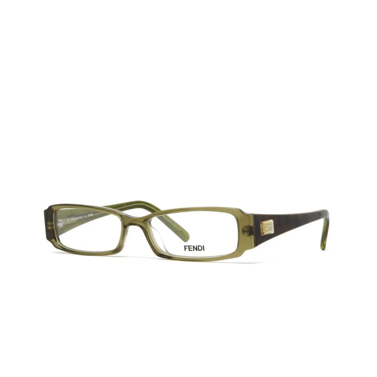 Fendi Eyeglasses Women`s F891 316 Green 48mm Clear Demo Lens