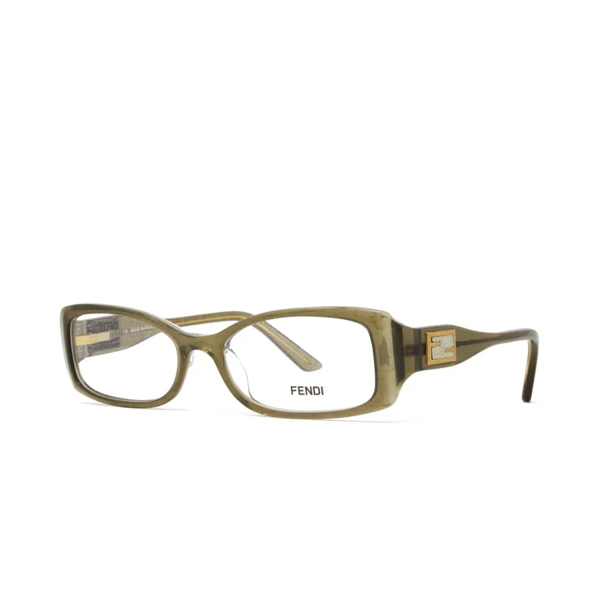 Fendi Eyeglasses Women`s F884 317 Musk Green 51mm Clear Demo Lens
