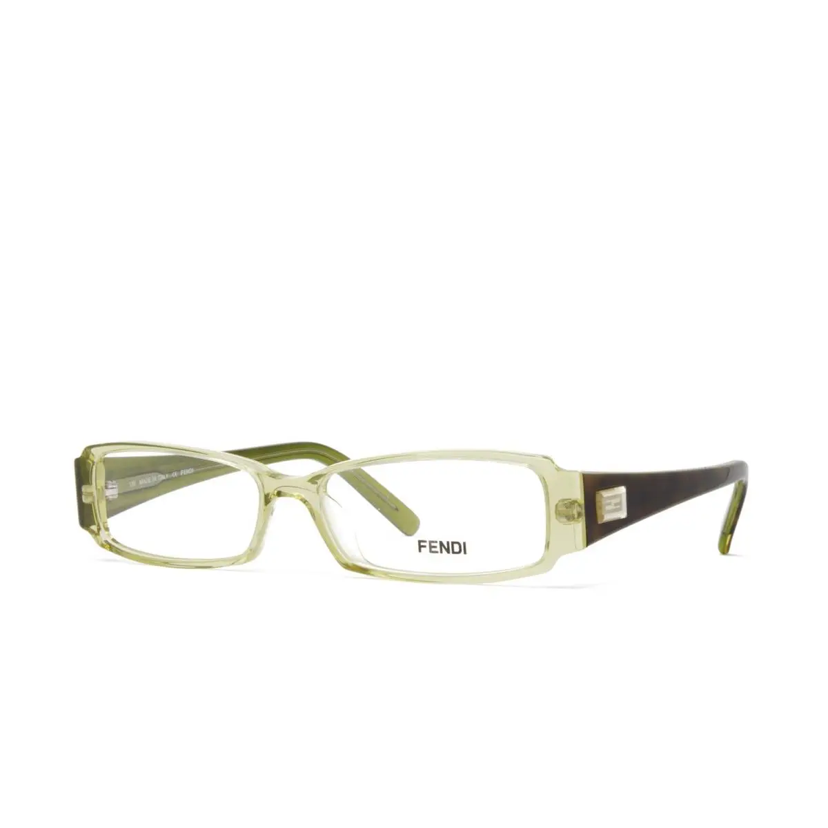 Fendi Eyeglasses Women`s F891 315 Translucent Green 52mm Clear Demo Lens