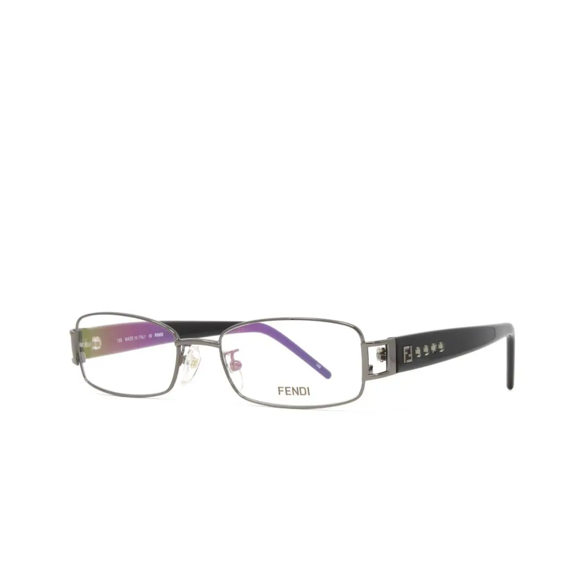 Fendi Eyeglasses Women`s F941R 035 Gunmetal 50mm Clear Demo Lens