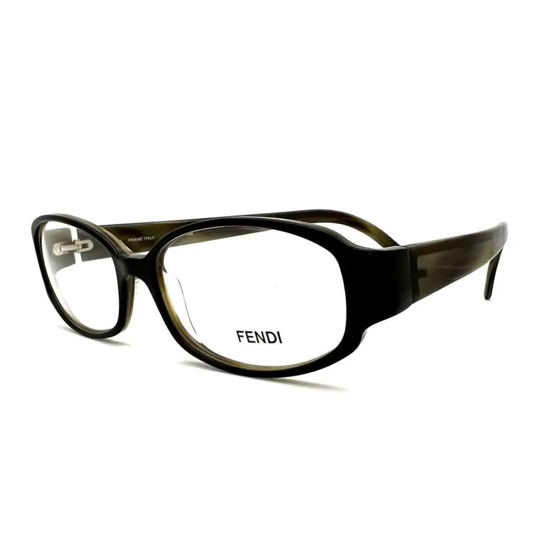 Fendi Eyeglasses 601 584 Brown Forest 51•15•135 with Generic Case