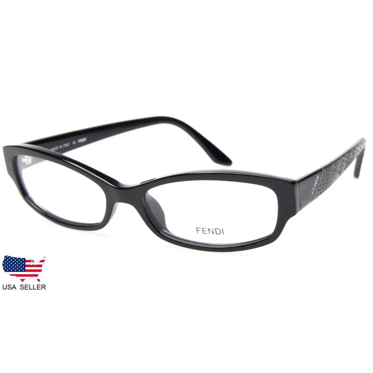 Fendi F806L 001 Black Eyeglasses Glasses Women Frame 54-16-135 B27mm Italy