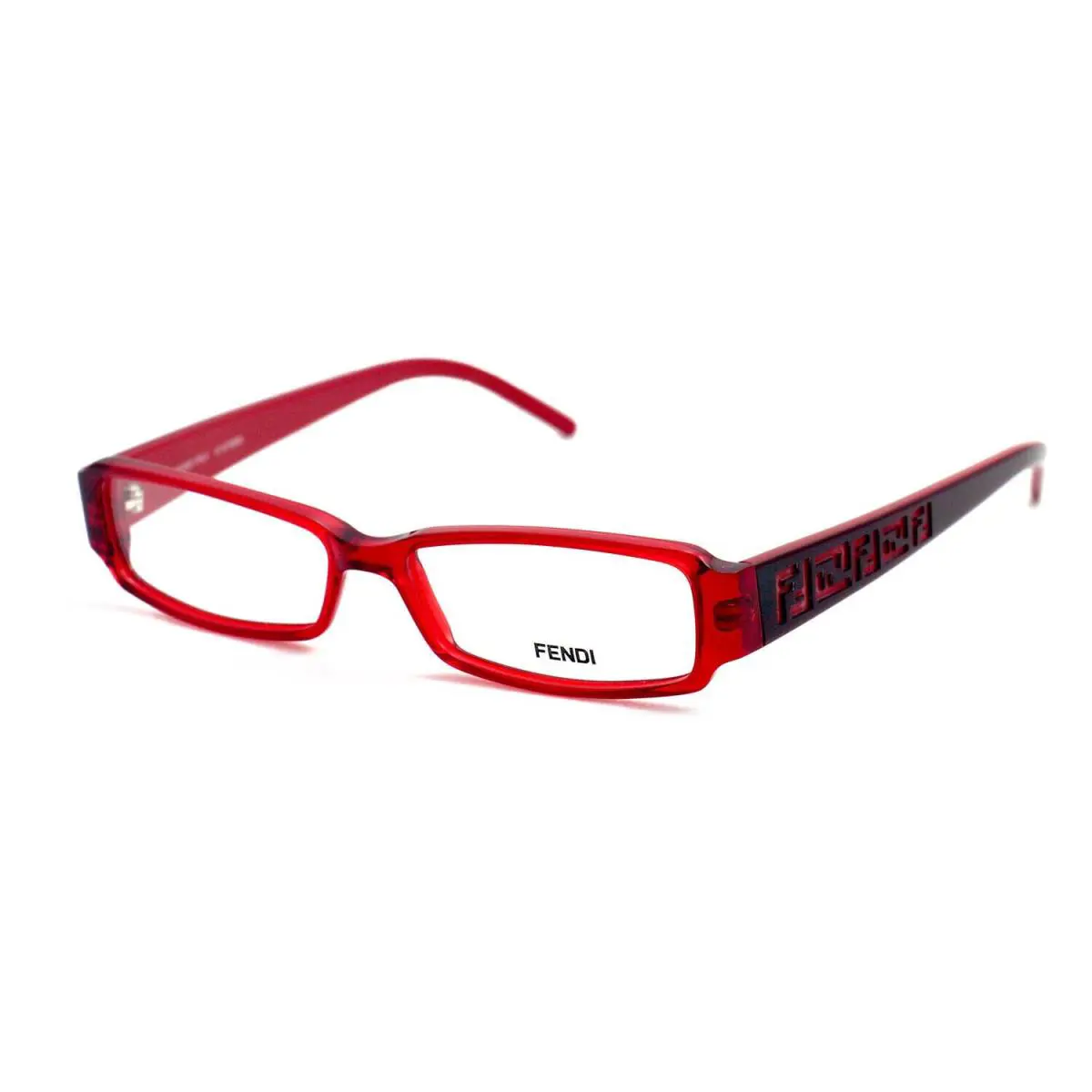 FF664 603 Women Red Full Rim Rectangle Eyeglasses Frames 51 x 14 x 140 by Fendi