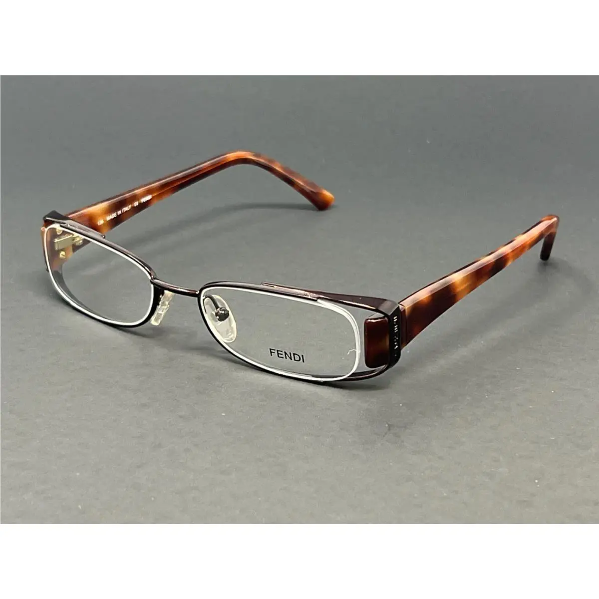 Fendi Women`s Eyeglasses F764 700 Deep Bronze 50mm Oval Frame