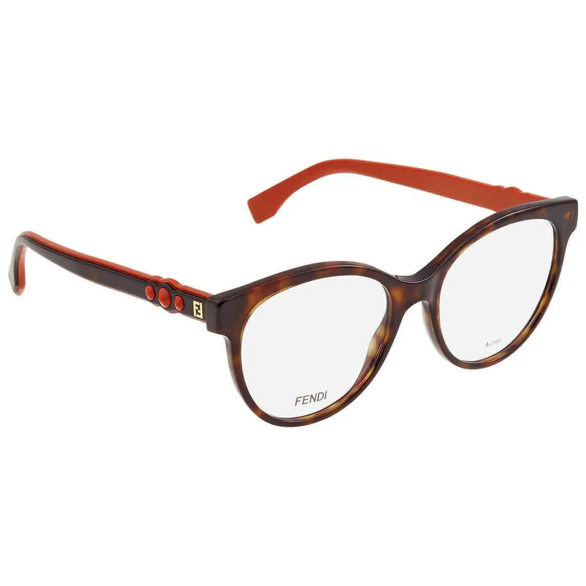 FF 0275 086 Dark Havana Optical Frame Eyeglasses 52mm by Fendi