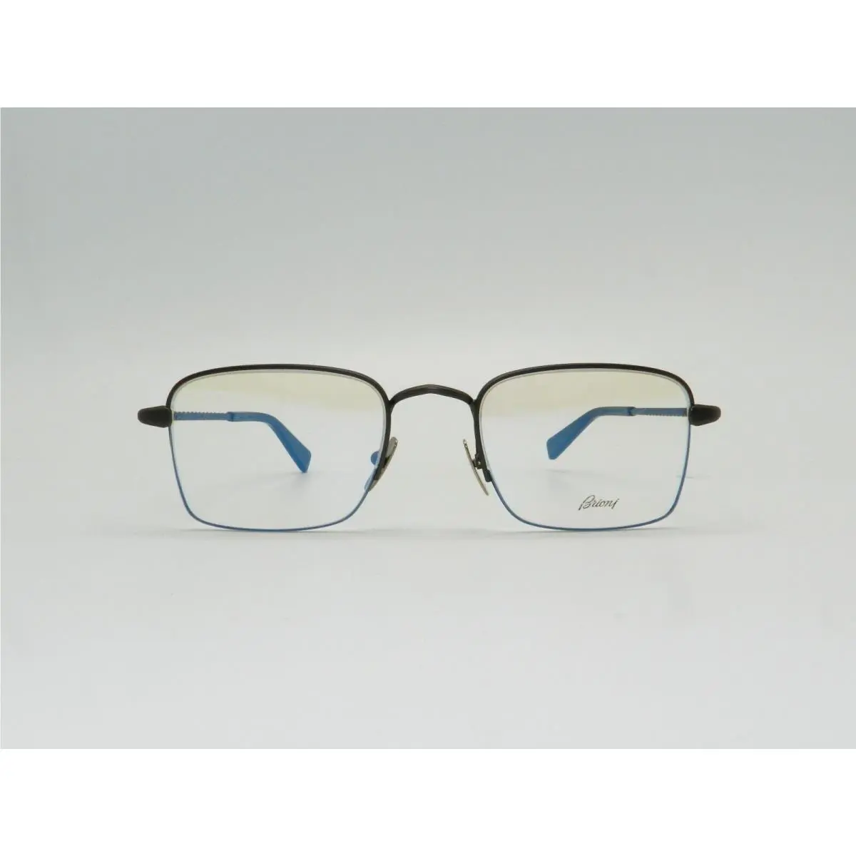 Eyewear Rectangular Titanium Eye Glass Frame BR0035O 50-21 Gold by Brioni