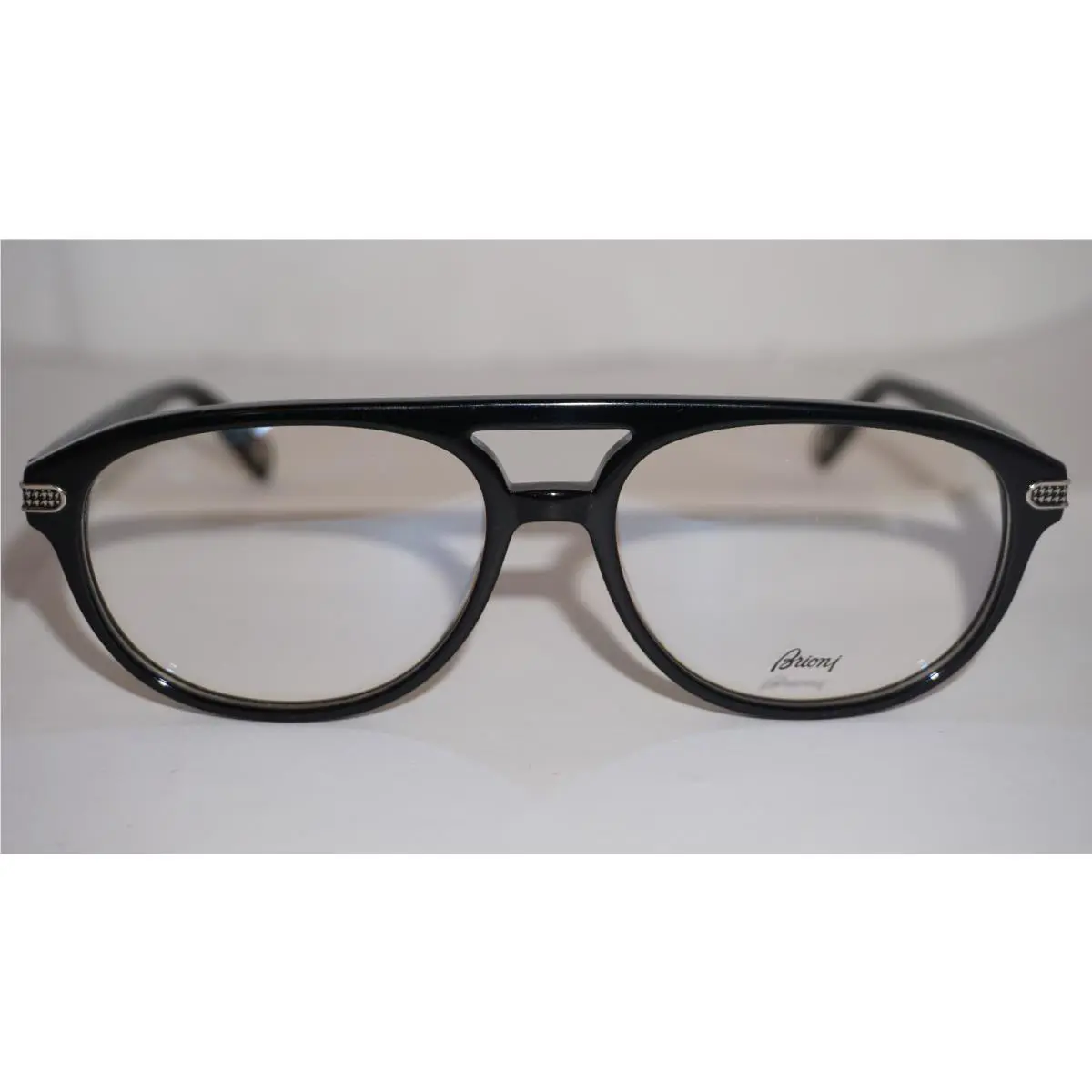 Eyeglasses Black Aviator BR0043O 001 58 17 145 by Brioni