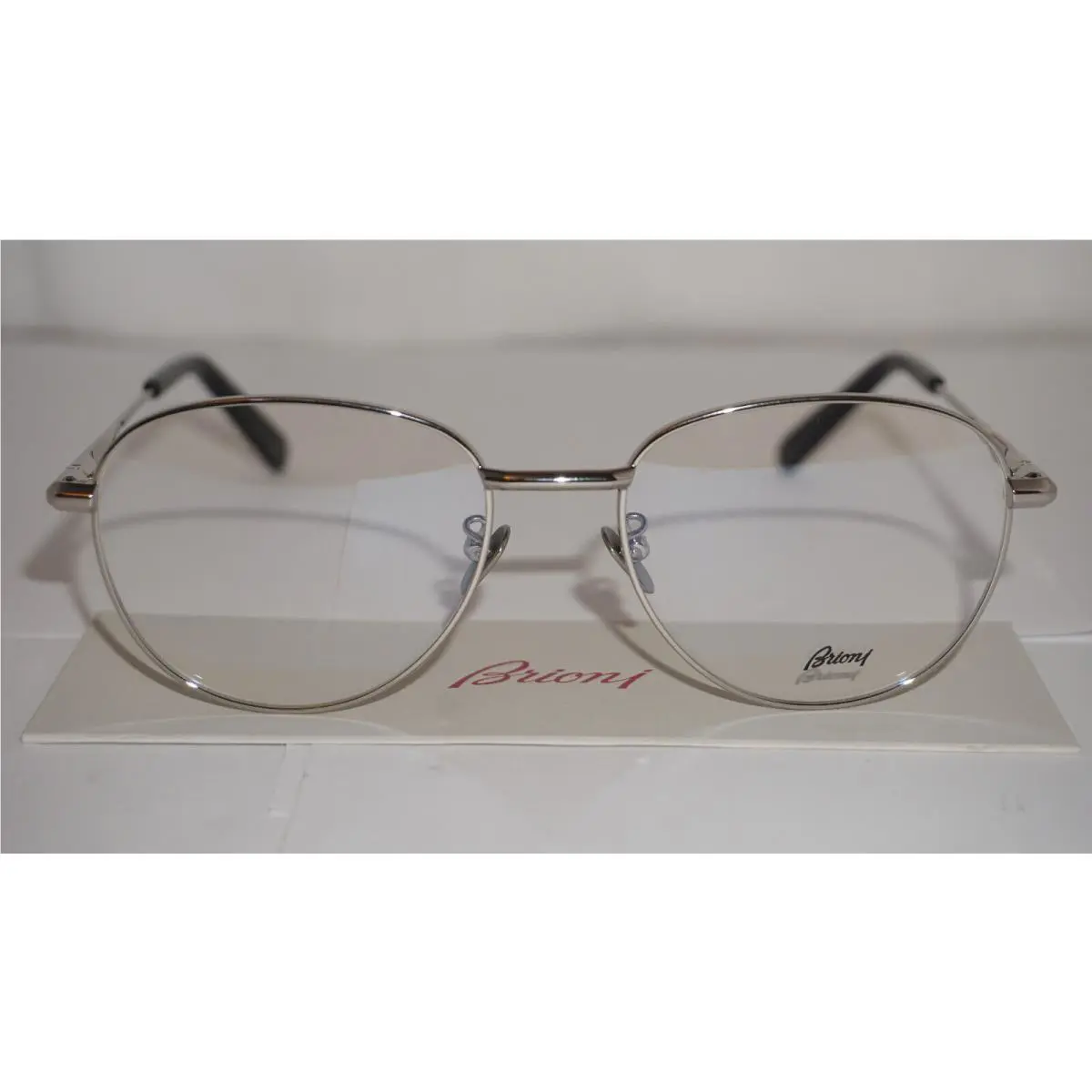 Eyeglasses Silver Transparent BR007O 001 54 18 145 by Brioni