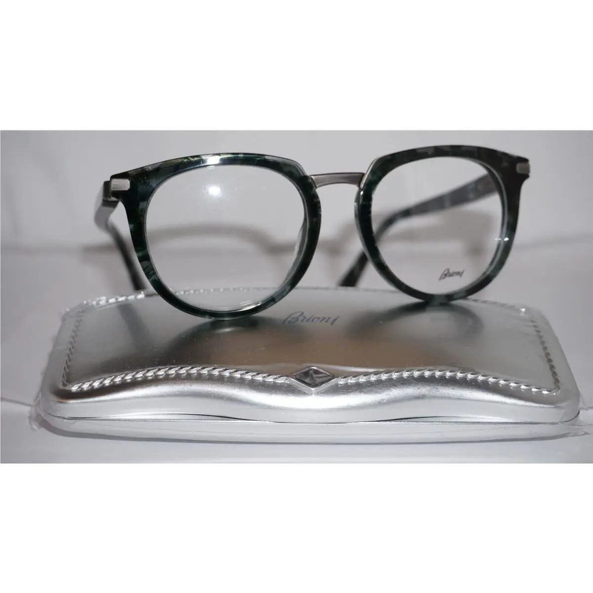 Eyeglasses Grey Marble BR0003OA 001 51 20 145 by Brioni