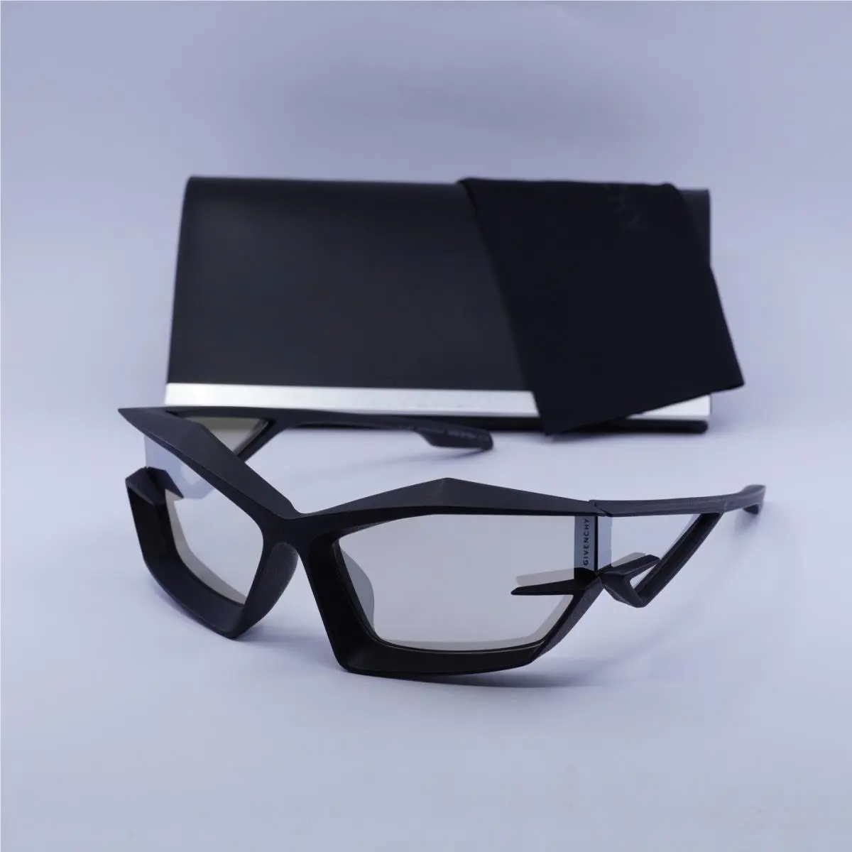 GV40049I 02C Matte Black/smoke Mirror 69-17-140 Sunglasses by Givenchy