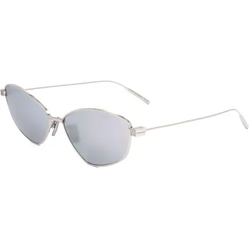 GV40059U 16C Shiny Palladium/smoke Mirror Sunglasses 59MM by Givenchy