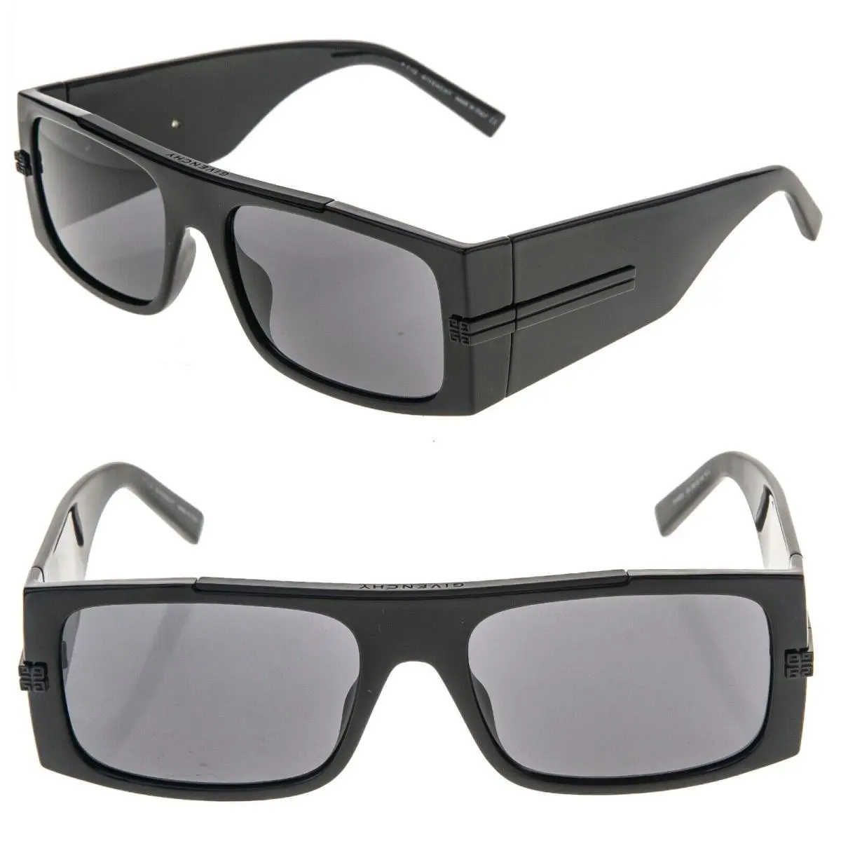 Givenchy GV 4G Bar 40011 Black Square Mask Unisex GV40011I Bold Sunglasses