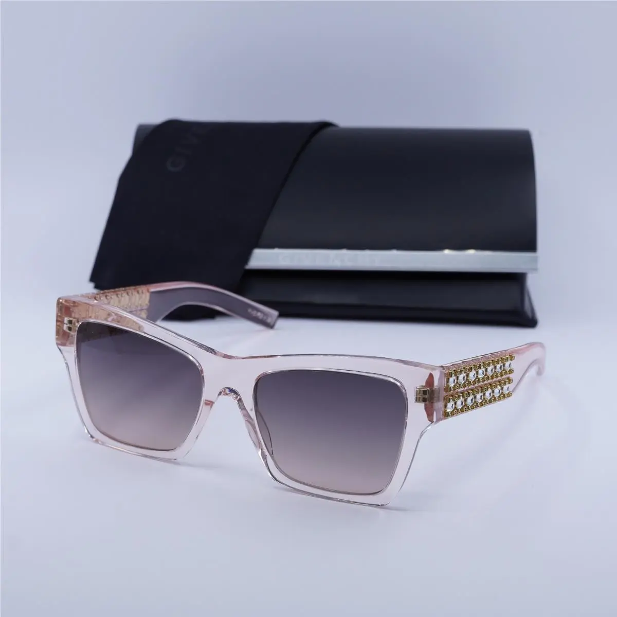 GV40076I 72B Transparent Pink/grey Gradient 54-18-145 Sunglasses by Givenchy