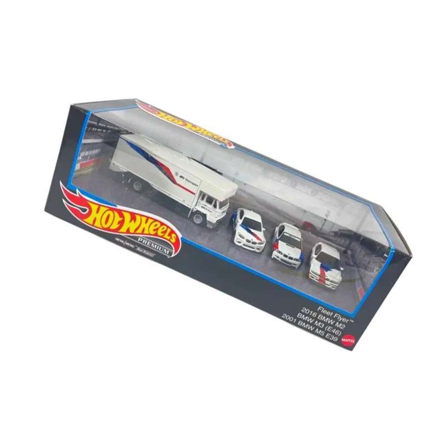 Hot Wheels Premium Fleet Flyer 2016 Bmw M2 M3 E46 2001 M5 E39 Tear Plastic