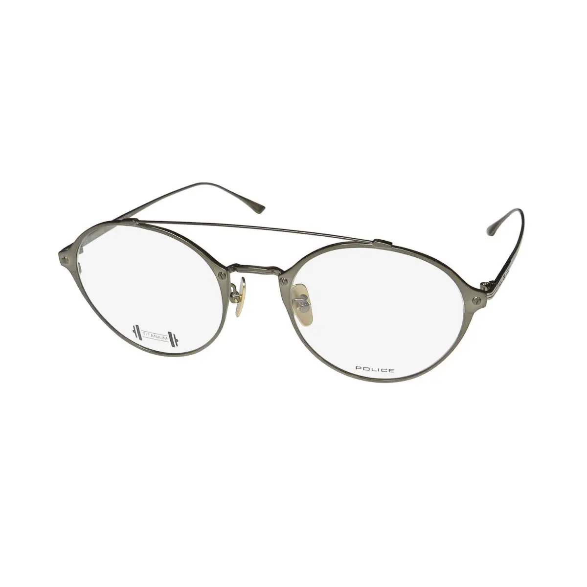 VPL991 Titanium Metal Latest Collection Eyeglass Frame/eyewear Olive by Police