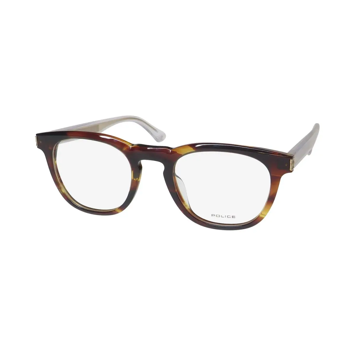 VPLF04 Eyeglass Frame/glasses Mens Design Made IN Italy Fashion Accessory Brown by Police