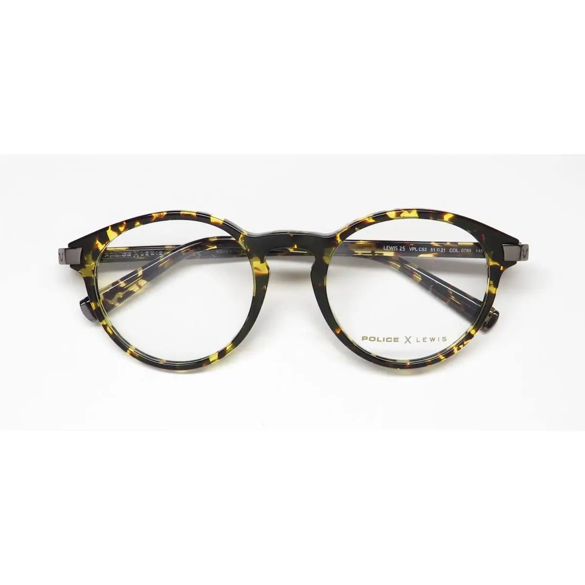 Police eyeglasses - Lewis Hamilton 25 Vplc53 - Lewis Hamilton - Brown Havana, Frame: Brown
