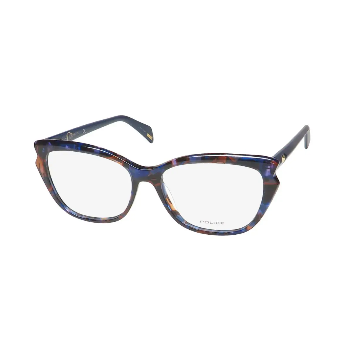 VPLA01 Stagedive 3 Contemporary Design Hip Eyeglass Frame/glasses Blue Tortoise by Police