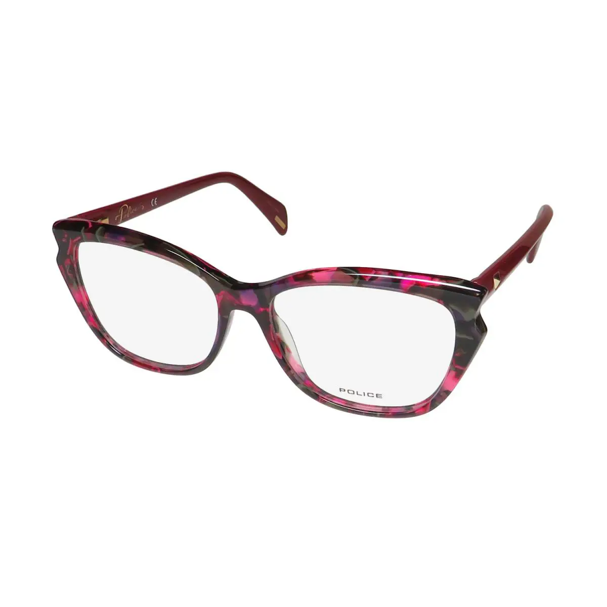 VPLA01 Stagedive 3 Contemporary Design Hip Eyeglass Frame/glasses Burgundy by Police