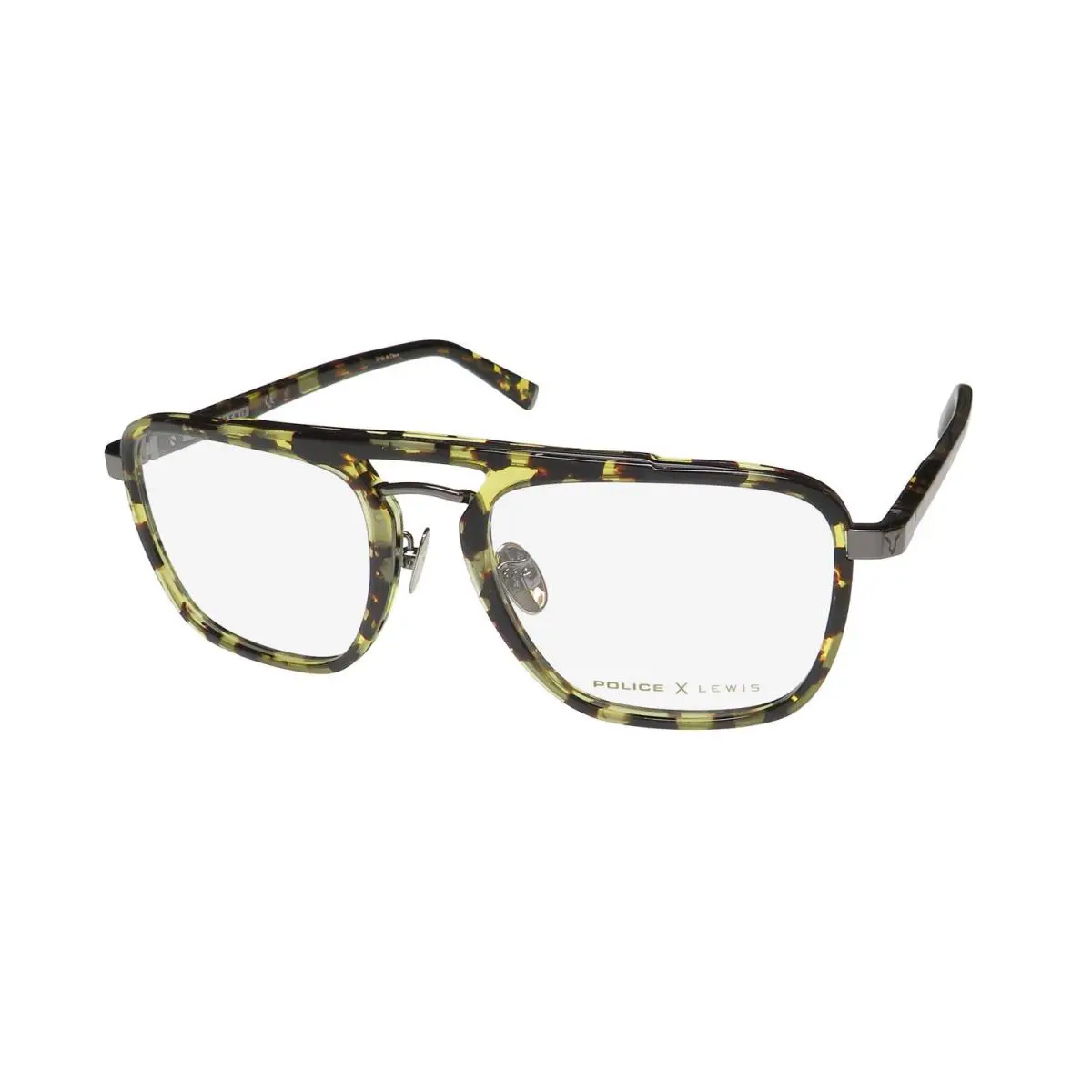 Police Lewis Hamilton 14 VPLB30 Eyeglass Frame 0568 Full-rim Tortoise