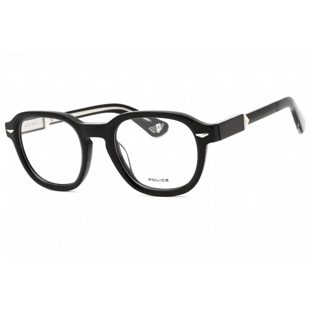 Police VPLG81 700Y Eyeglasses Shiny Black Frame 50mm