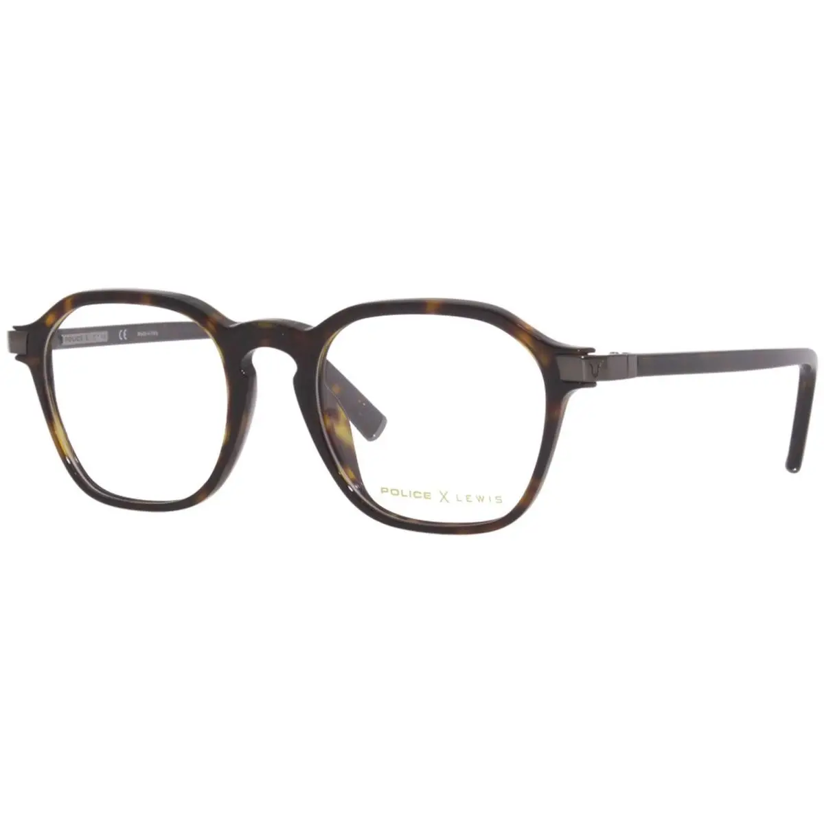 Lewis-26 VPLC54 0722 Eyeglasses Frame Men`s Tortoise Full Rim Round 51mm by Police