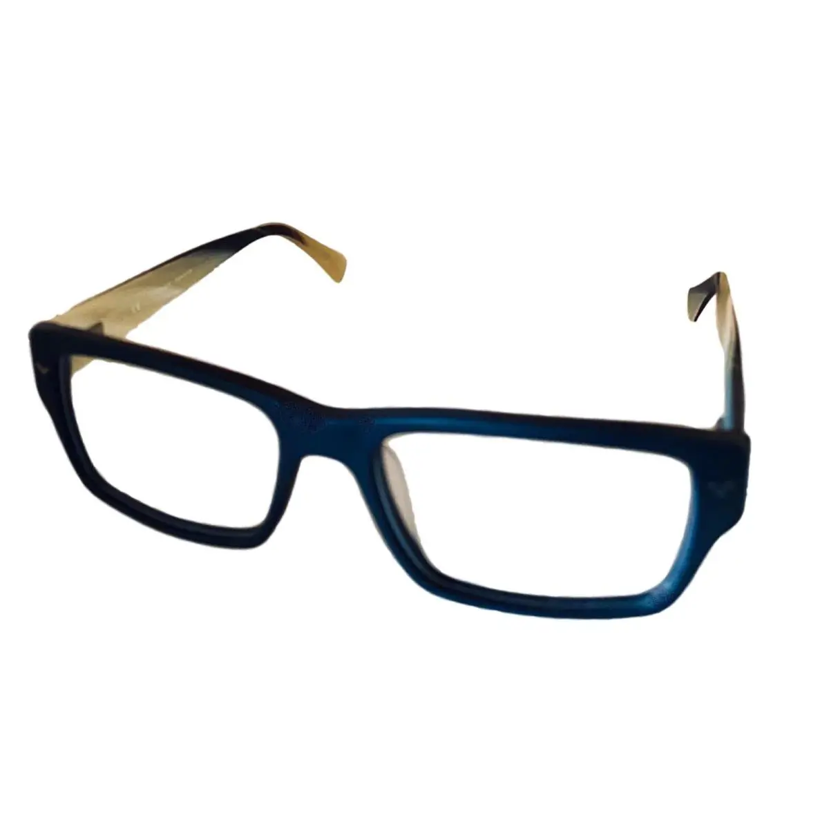 Police Mens Ophthalmic Frame Matte Dark Brown / Horn Rectangle V1766M 958M 53mm