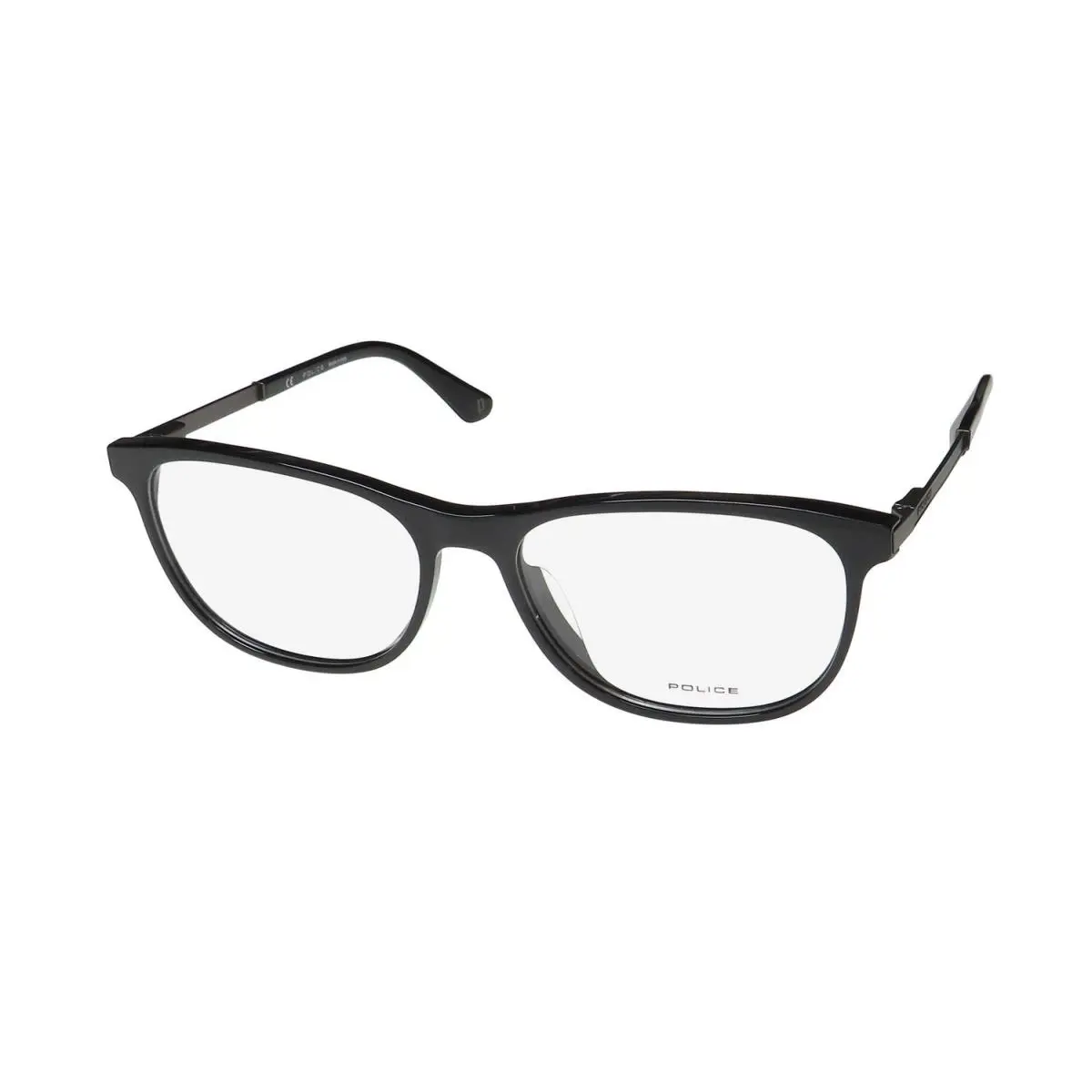 Police VPLA45 Record 4 Eyewear Italy Mens 0700 Black Plastic 57-18-145