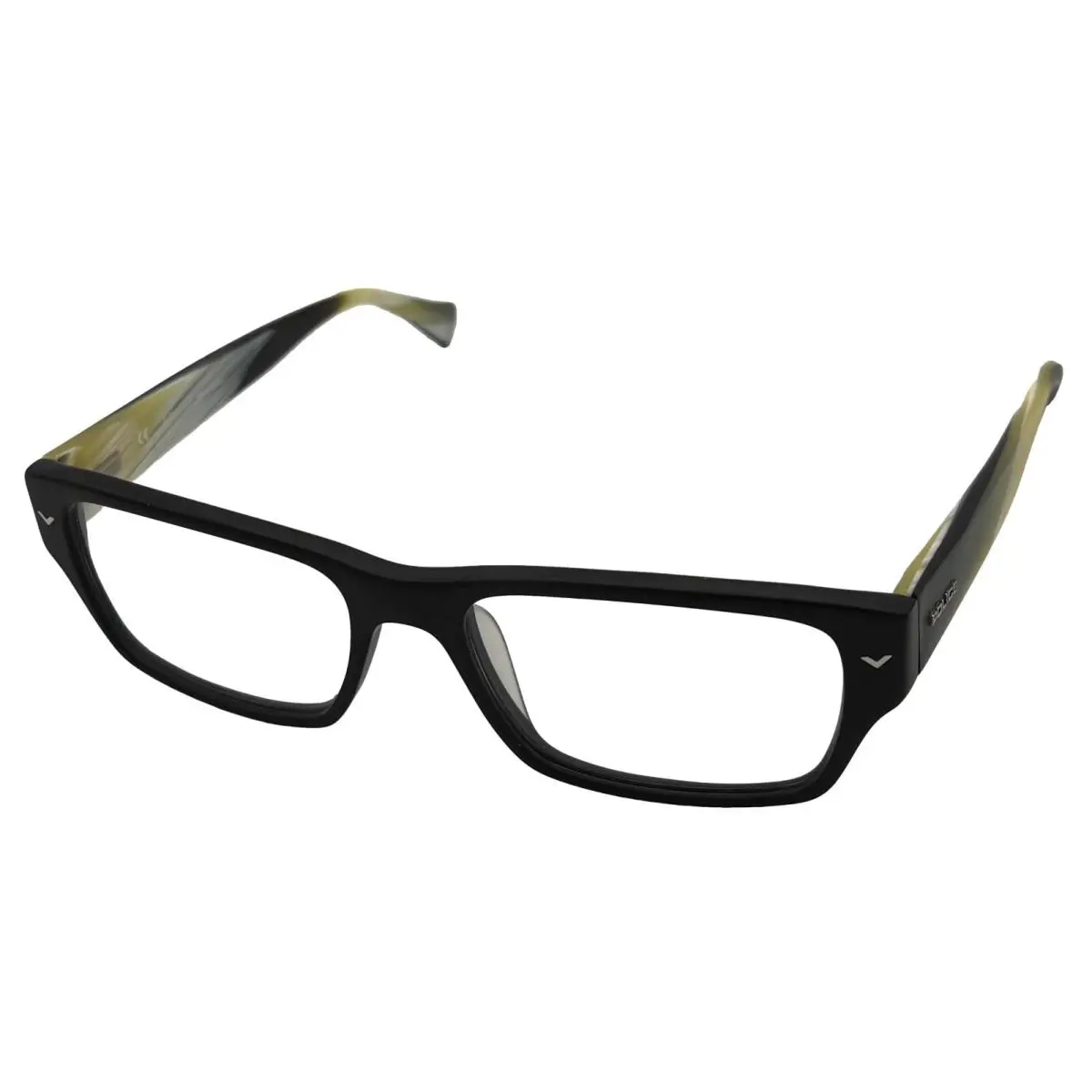 Police Mens Ophthalmic Frame Matte Blue / Horn Rectangle V1766M 703 53mm