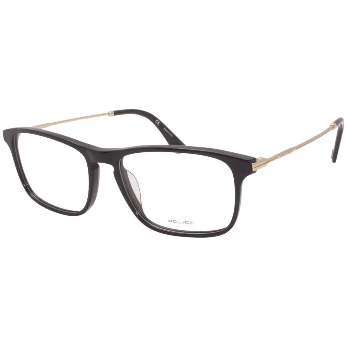 Police Highway-12 VPL956 0700 Eyeglasses Men`s Black/gold Optical Frame 54mm