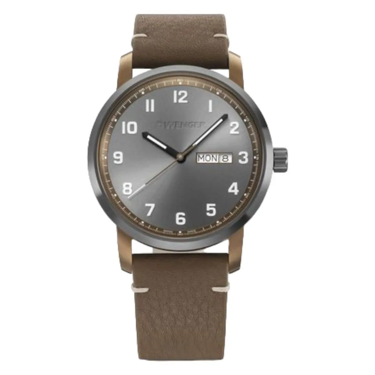 Swiss Army Men`s 01.1541.123 Attitude Gray Dial Watch 42 mm by Wenger