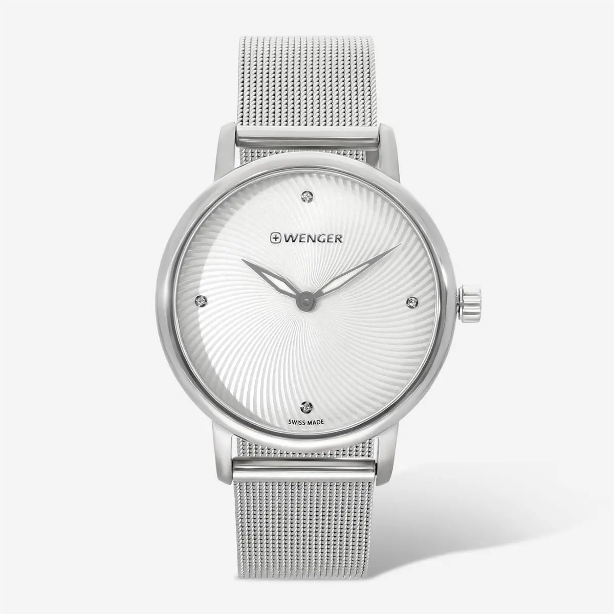 Wenger Swiss Army Ladies 01.1721.107 Urban Donnissima Silver Dial Watch 35mm