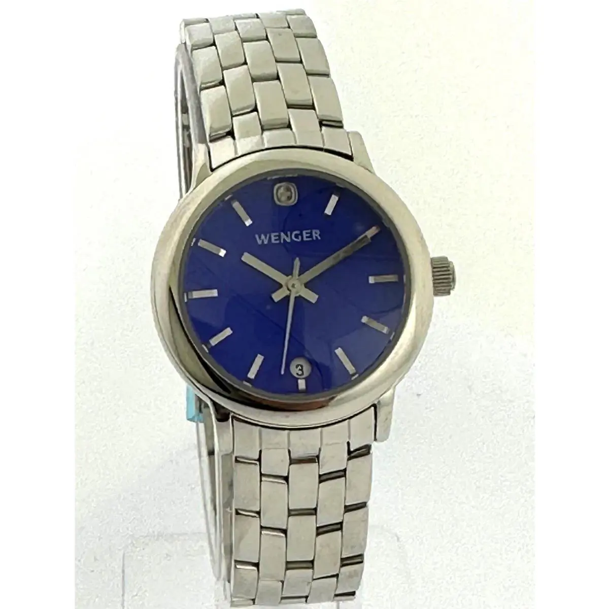 Wenger Swiss Ladies 100 Meter Stainless Steel Blue Dial Watch 72688
