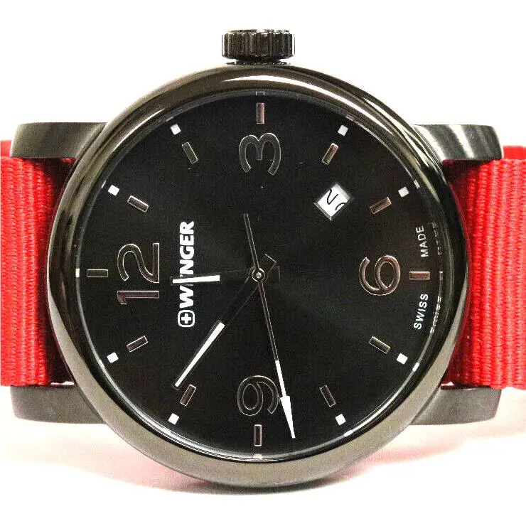 Wenger Urban Metroplolitan 41mm Steel Black Dial Quartz Men`s Watch 01.1041.132