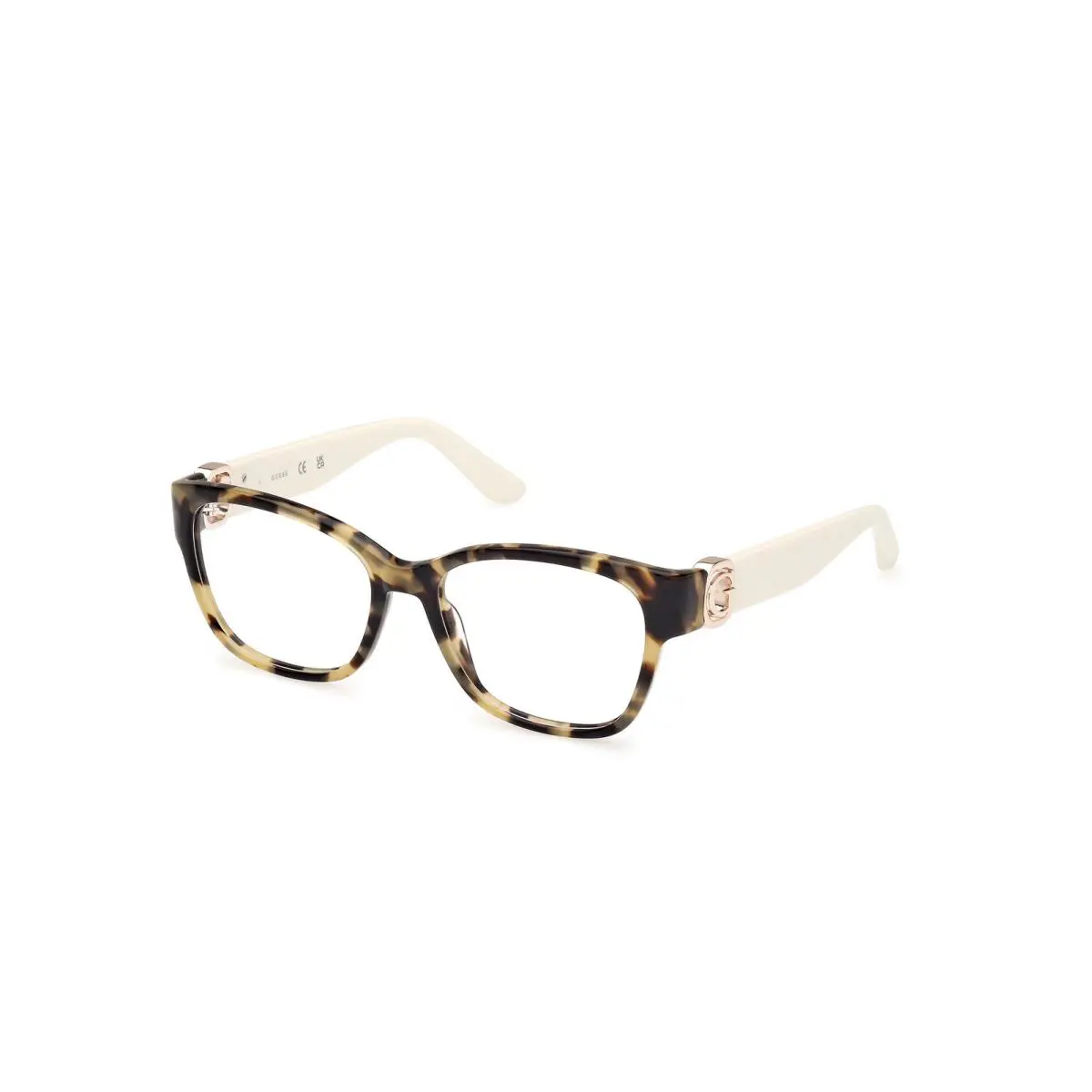Guess GU 50120 GU50120 Yellow Havana Yellow Havana 056 Eyeglasses