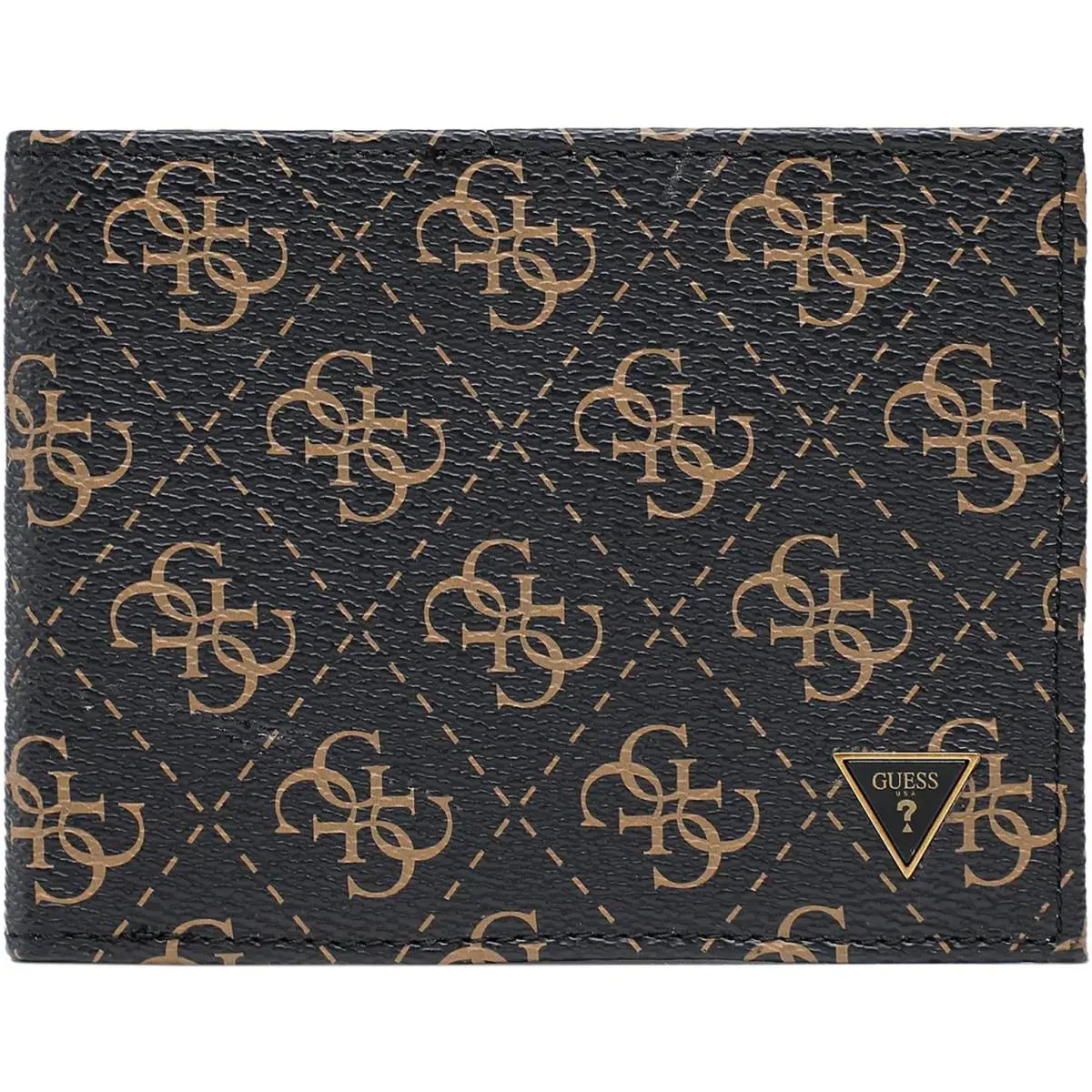 Guess Vezzola Smart Billfold Wallet In Choco Brown