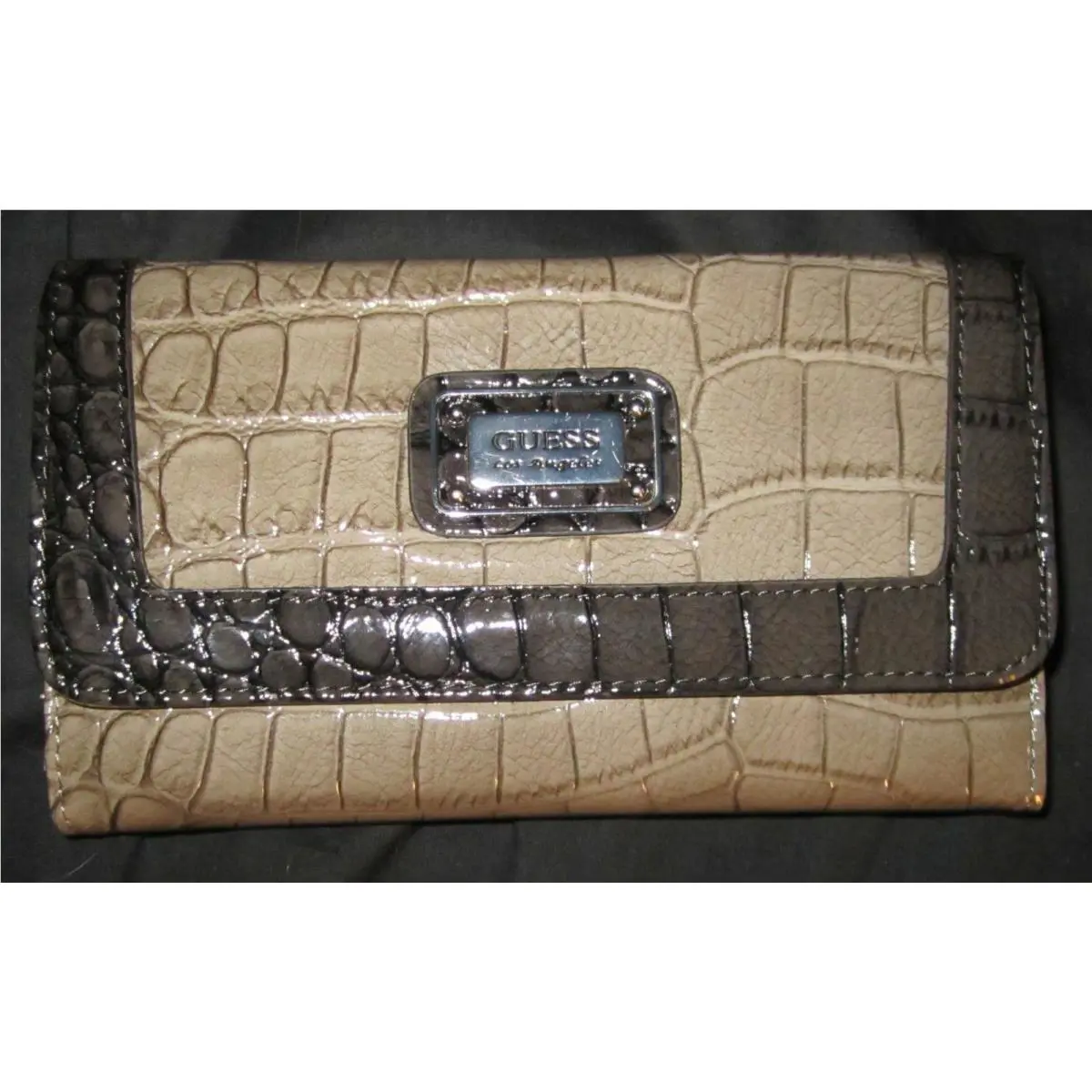 Checkbook Wallet Women u Pick Slg Color and Style Carla SLG - Taupe Multi by Guess