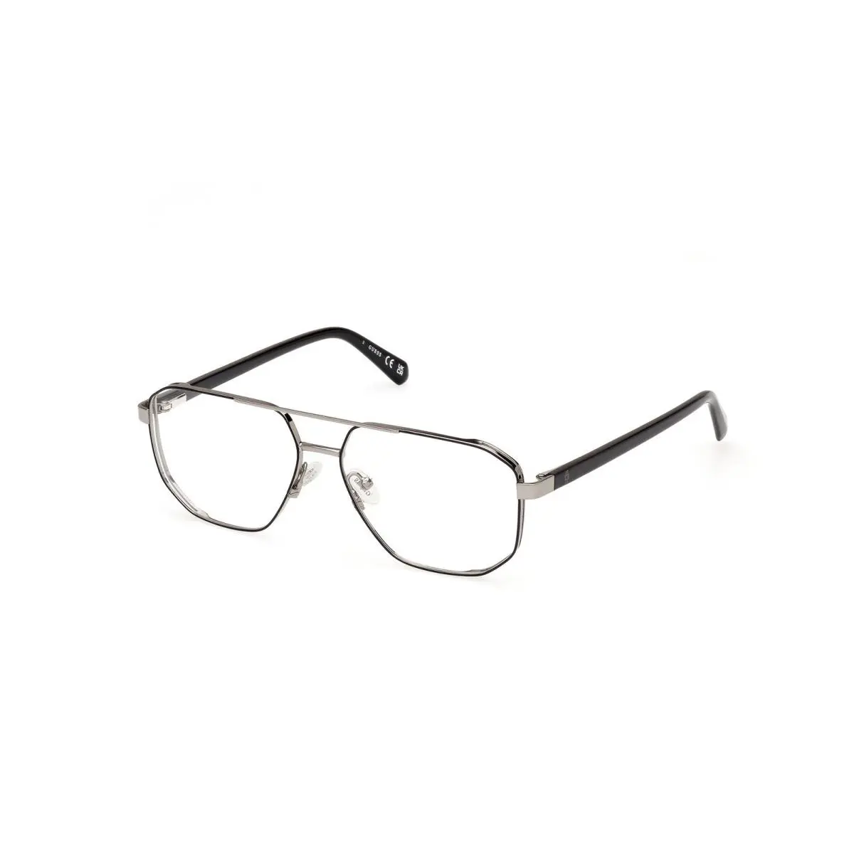 Guess GU 50135 GU50135 Shiny Black Shiny Black 005 Eyeglasses