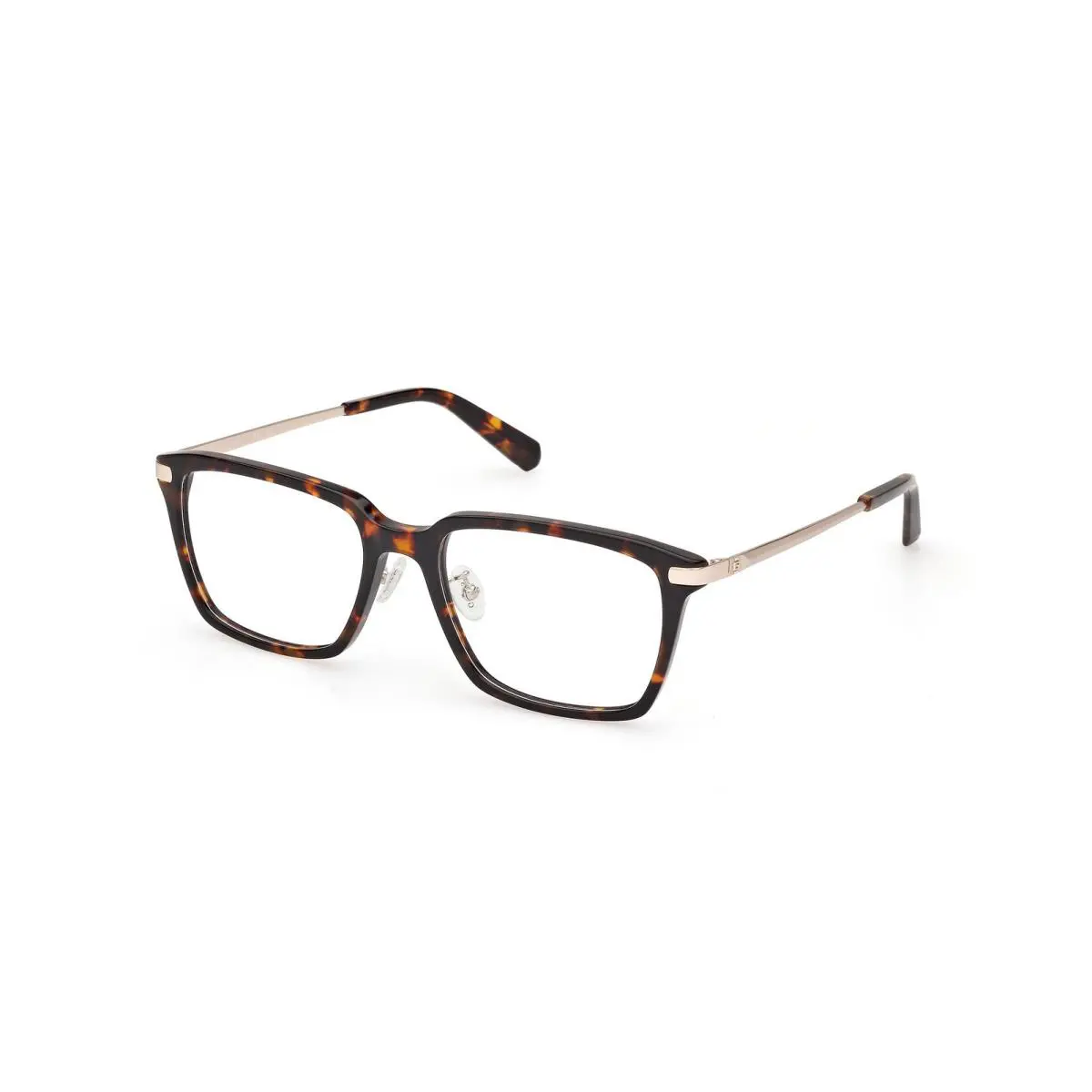 Guess GU 50206 GU50206 -D Dark Havana Matte Pale Gold 052 Eyeglasses - Frame: dark-havana-matte-pale-gold