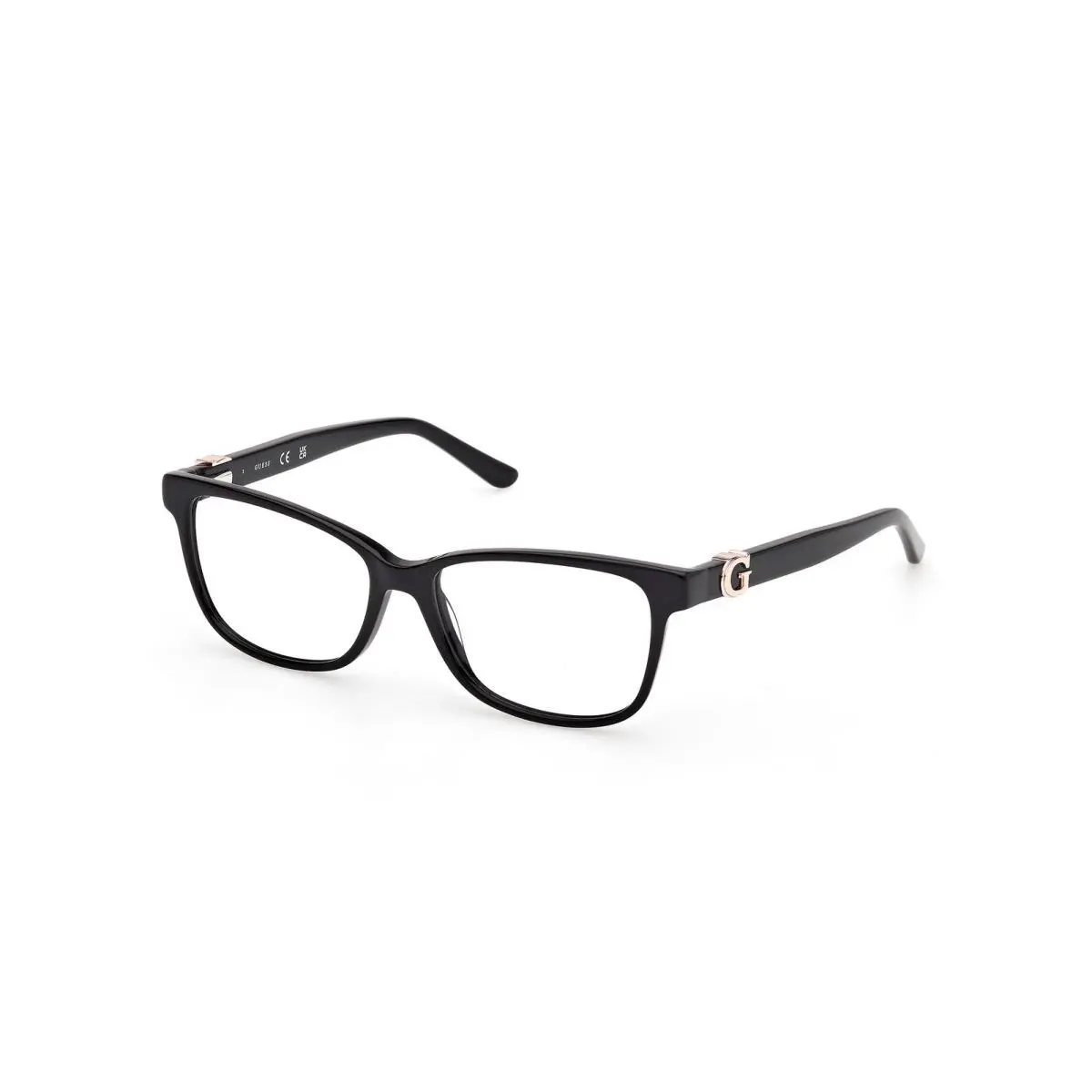 Guess GU 50227 GU50227 Shiny Black Shiny Black 001 Eyeglasses - Frame: shiny-black-shiny-black