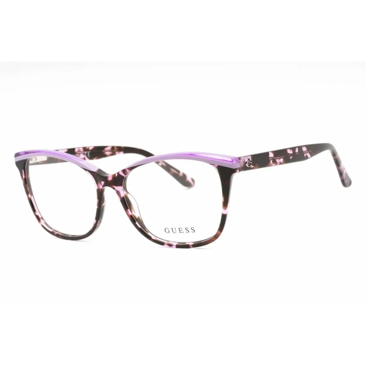 Guess Women`s Eyeglasses Violet/other Plastic Cat Eye Full Rim Frame GU2723 083