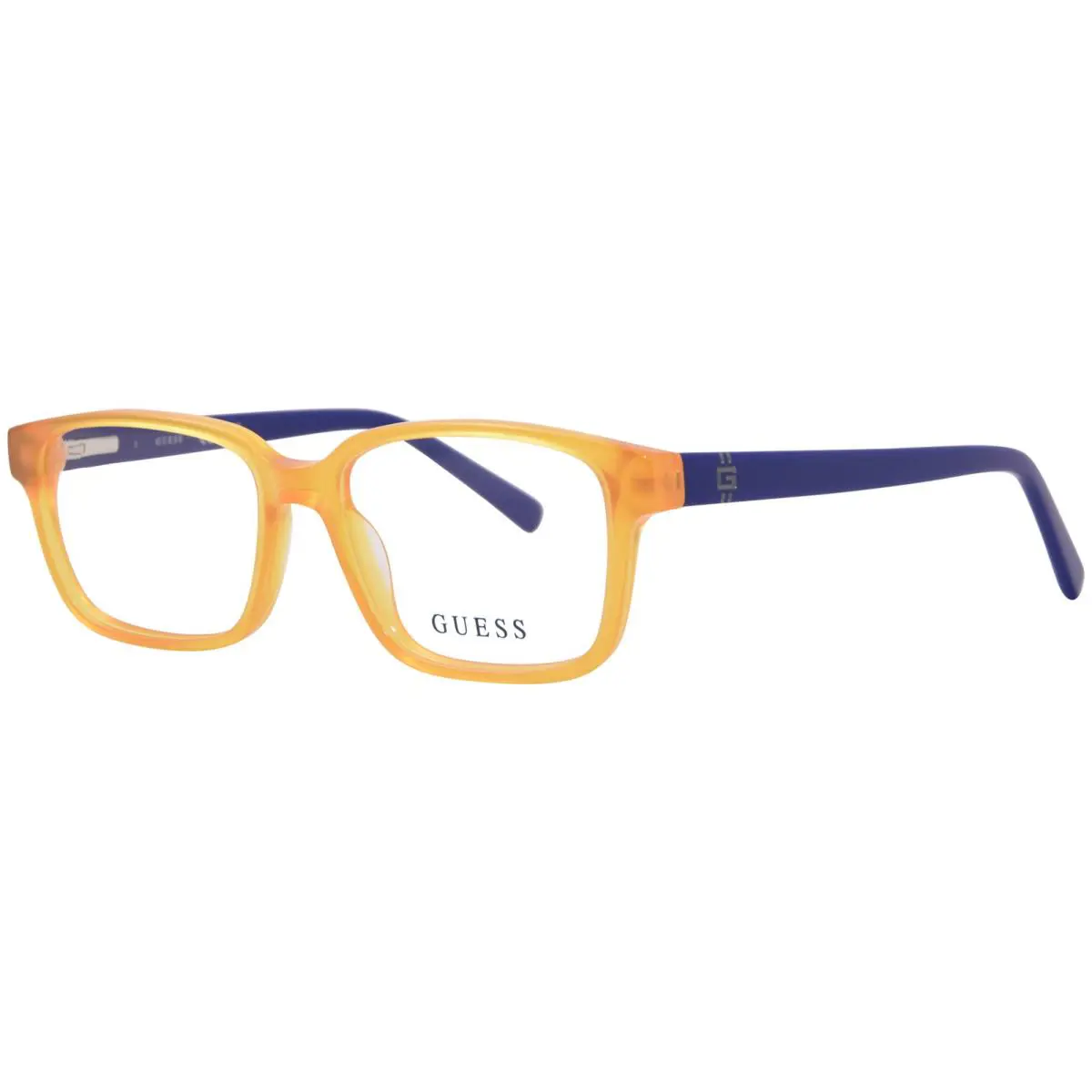 Guess GU9229 044 Eyeglasses Youth Kids Orange Full Rim Rectangle Shape 47mm - Frame: Orange