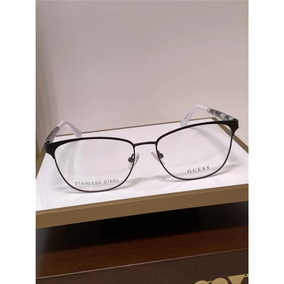 Guess GU2699 002 Matte Black Square Womens Full Rim Eyeglasses 54-15-140