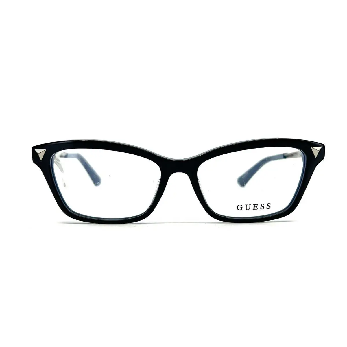 Guess Eyeglasses Frames GU2797 005 Black Blue Silver Cat Eye 52-15-140