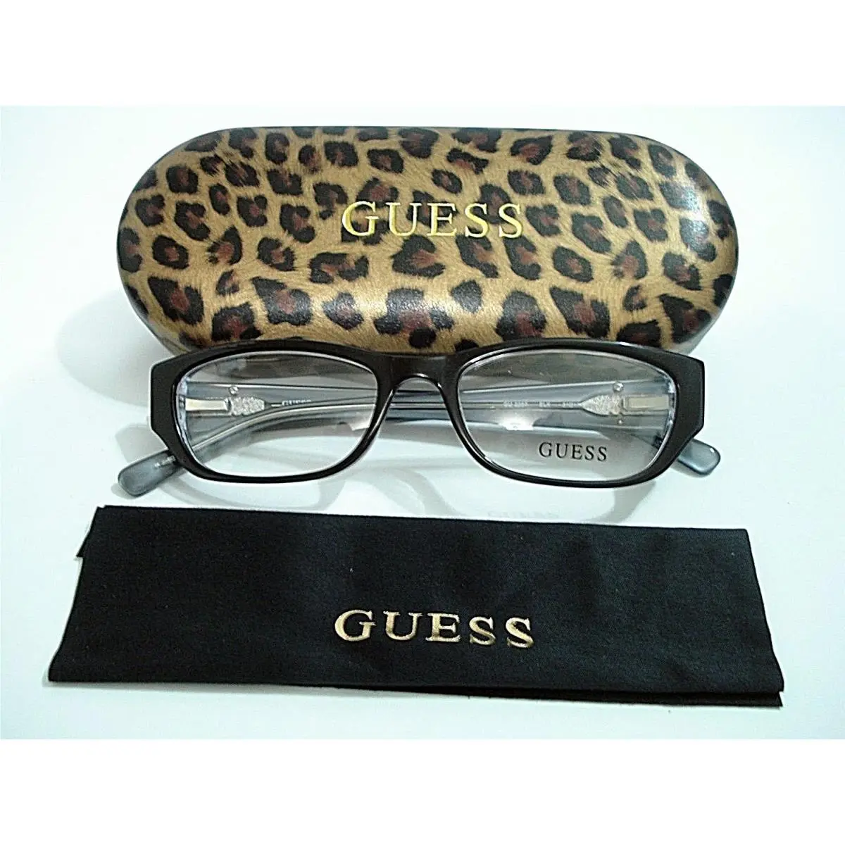 Guess GU2387 GU 2387 Black Frame Rx-able Eyeglasses