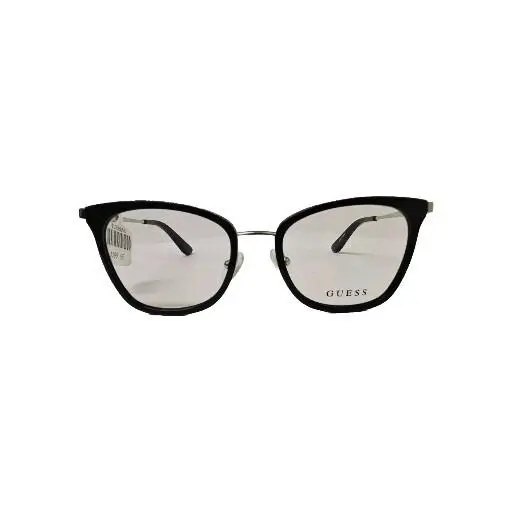 Guess Eyeglasses Frames GU2706 001 50-17-140 Black Silver