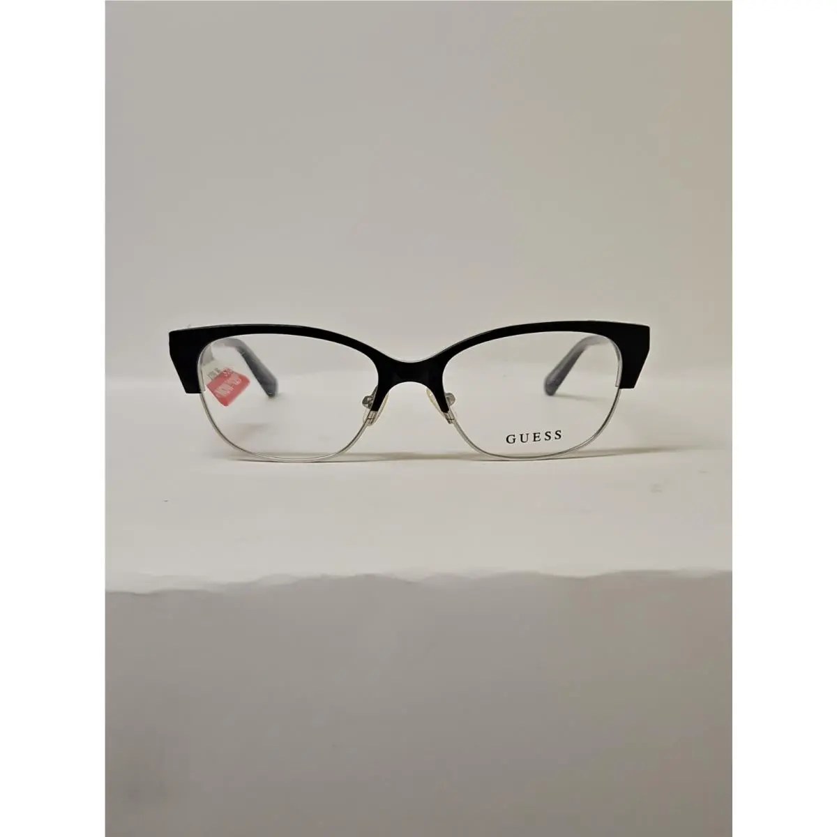 Guess Eyeglasses Frames GU 2590 001 52-17-135 Black Silver