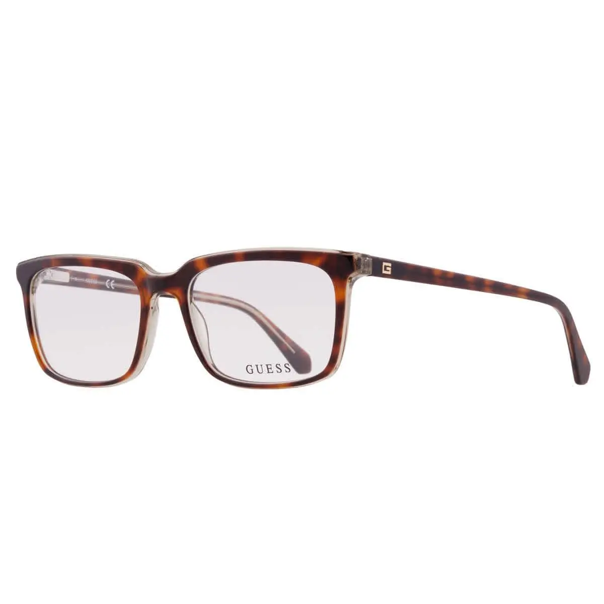 Guess Demo Rectangular Men`s Eyeglasses GU50063 056 56 GU50063 056 56